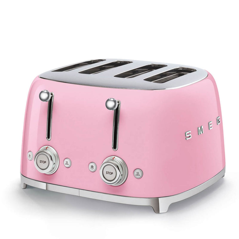Buy Smeg  Jug Kettle & 4 Slice Toaster Set - Pink – Potters Cookshop