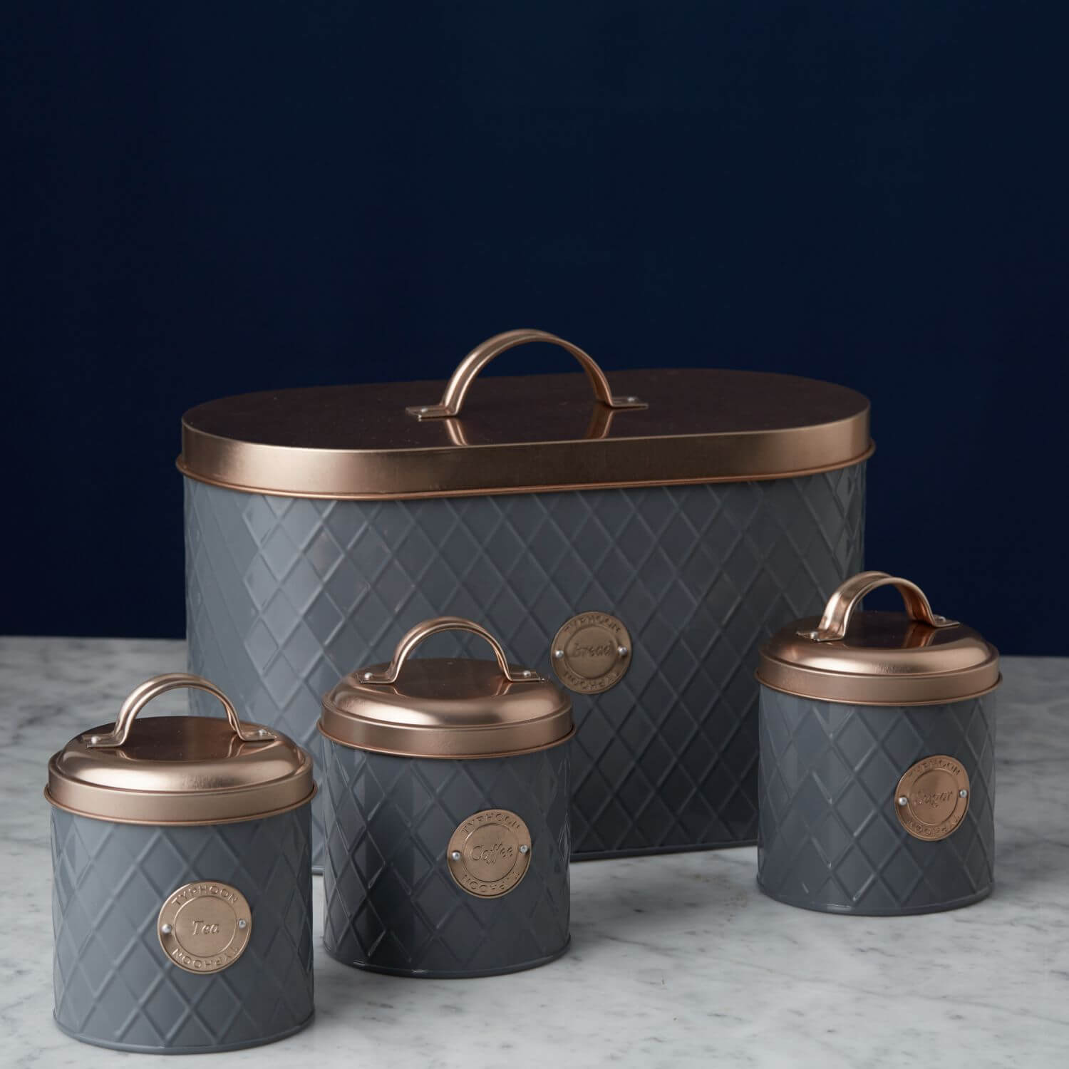 Typhoon grey deals and copper canisters