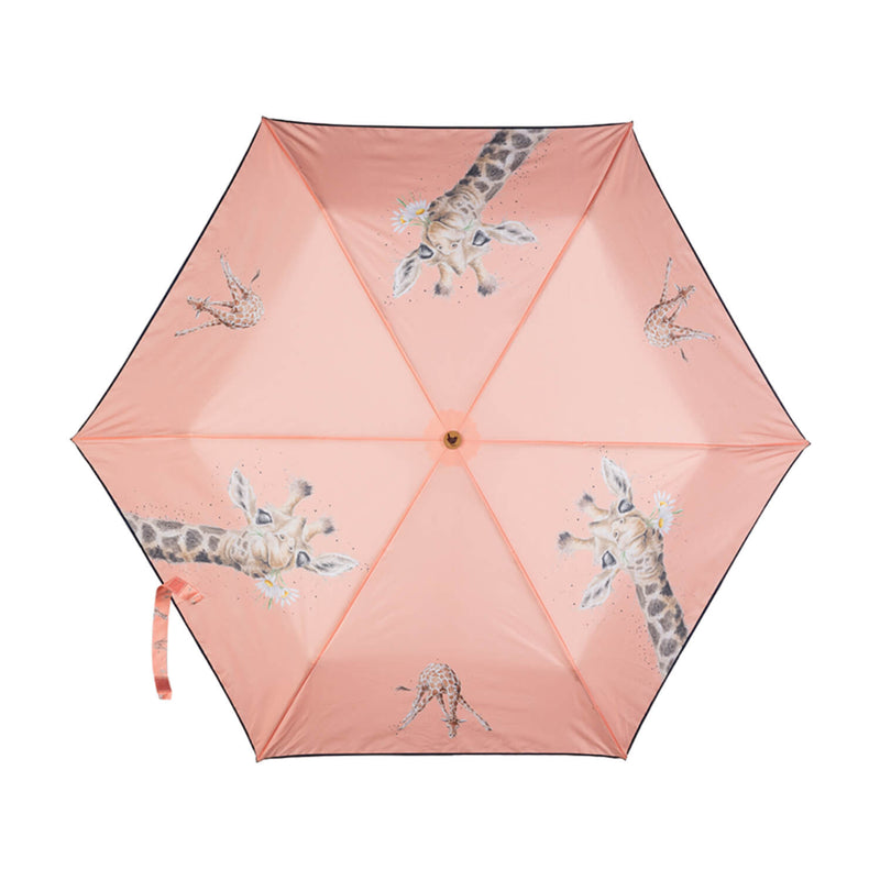 Wrendale Designs by Hannah Dale Umbrella - 'Flowers' Giraffe