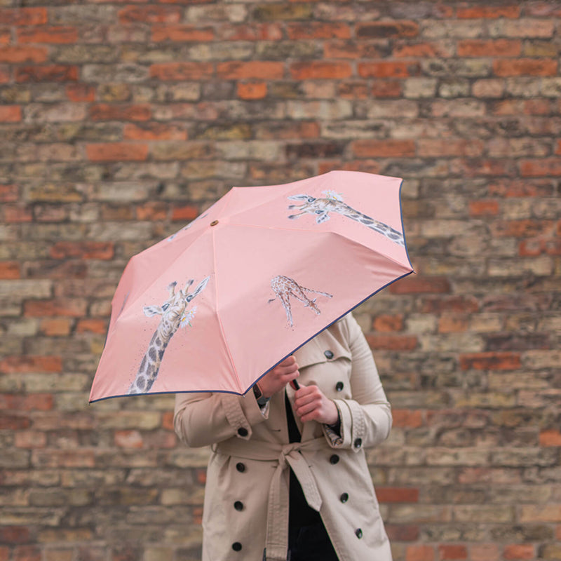 Wrendale Designs by Hannah Dale Umbrella - 'Flowers' Giraffe