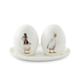 Wrendale Designs by Hannah Dale Duck Salt & Pepper Pots with Tray - Not A Daisy Goes By