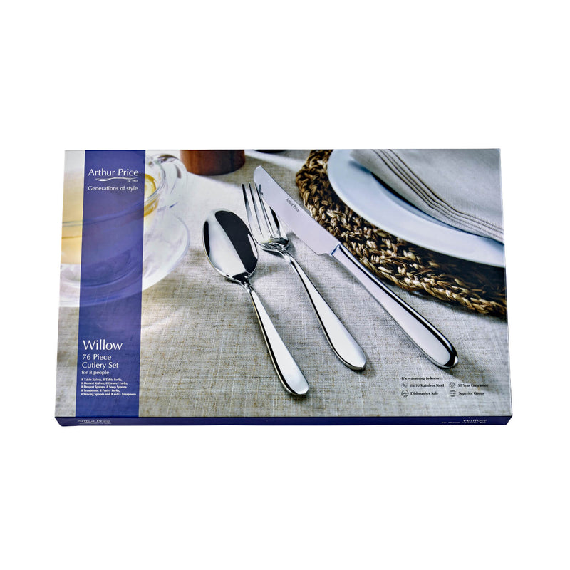 Arthur Price Willow Cutlery Set - 76 Piece