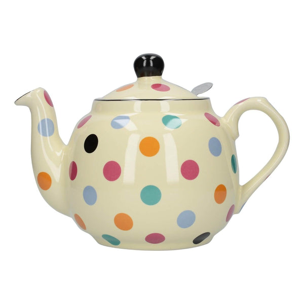 Buy London Pottery  Globe 6 Cup Teapot - Red with White Spots – Potters  Cookshop