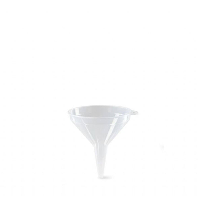 Plasticforte Clear Plastic Funnel - 8cm - Potters Cookshop