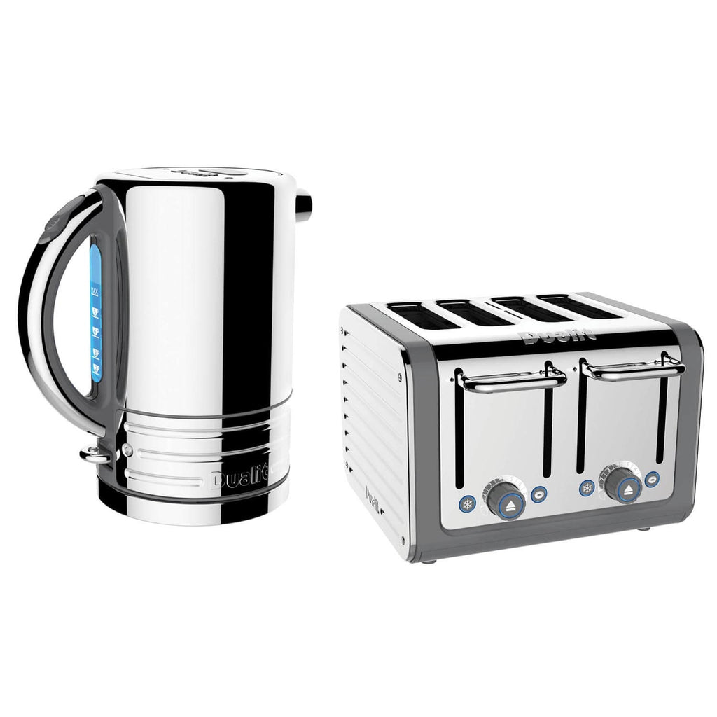 Stainless steel best sale kettle and toaster